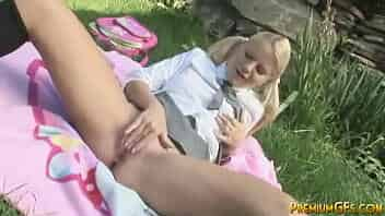 Sexy Blonde Russian Solo Teen Girl video