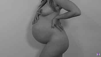 Beautiful Pregnant Porn Star Housewife video